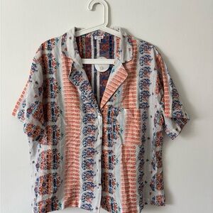 En Creme Multicolor Button Down Shirt